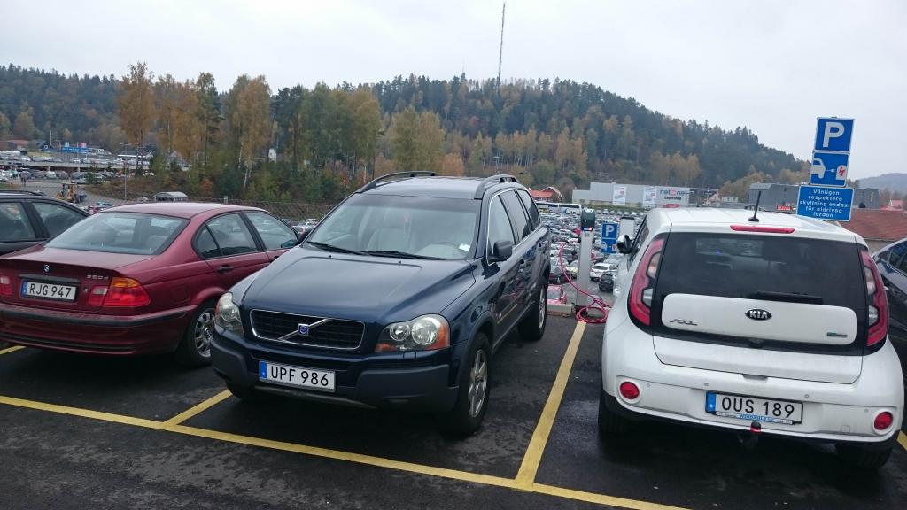 Det är volvon som avsees.