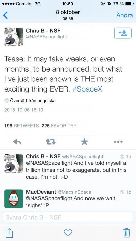 Utgivare av &quot;nasa spaceflight&quot; vet