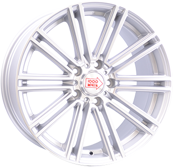 modell silver polished samt Dark polished